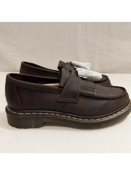 Dr. Martens Adrian Tassel Loafer Shoes - Dark Brown- Size 7 M/ 8.5 W main image 5
